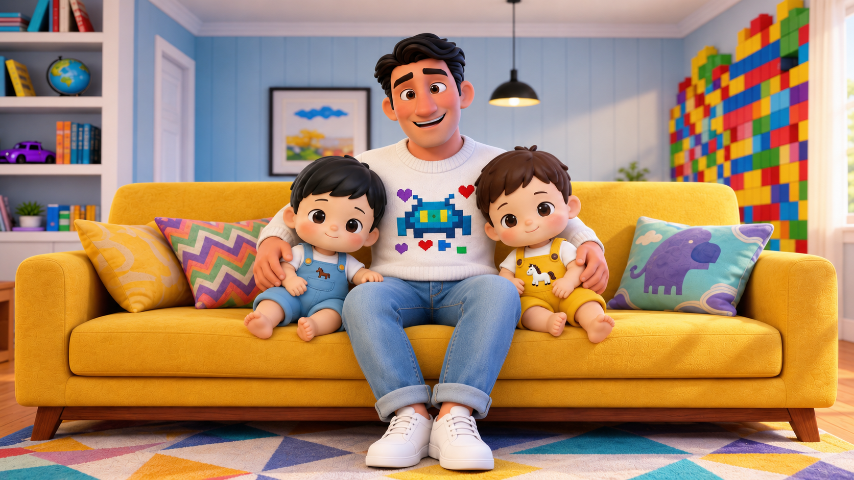 The Haw & Yui family together